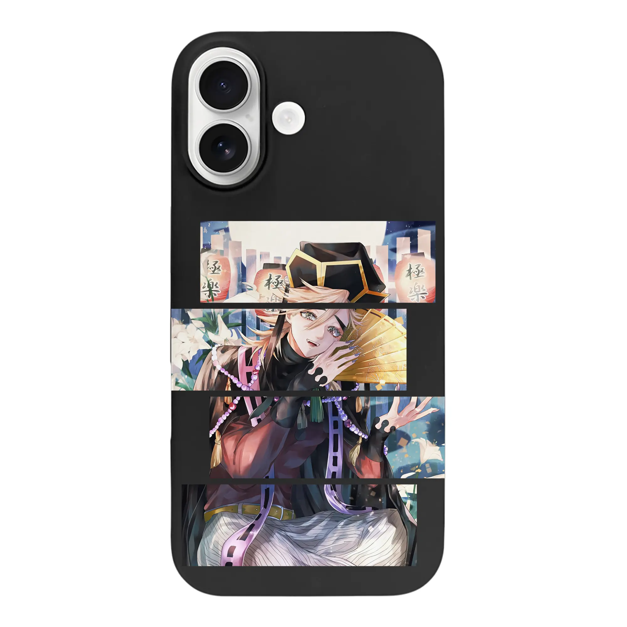 鬼滅の刃 グッズ,童磨 - iPhone 17 シリーズ シリコンケース 薄型 耐衝撃 指紋防止 ソフトタッチカバー 精密フィット 傷防止 保護ケース iPhone 17/17 Air/17 Pro/17 Pro Max 対応